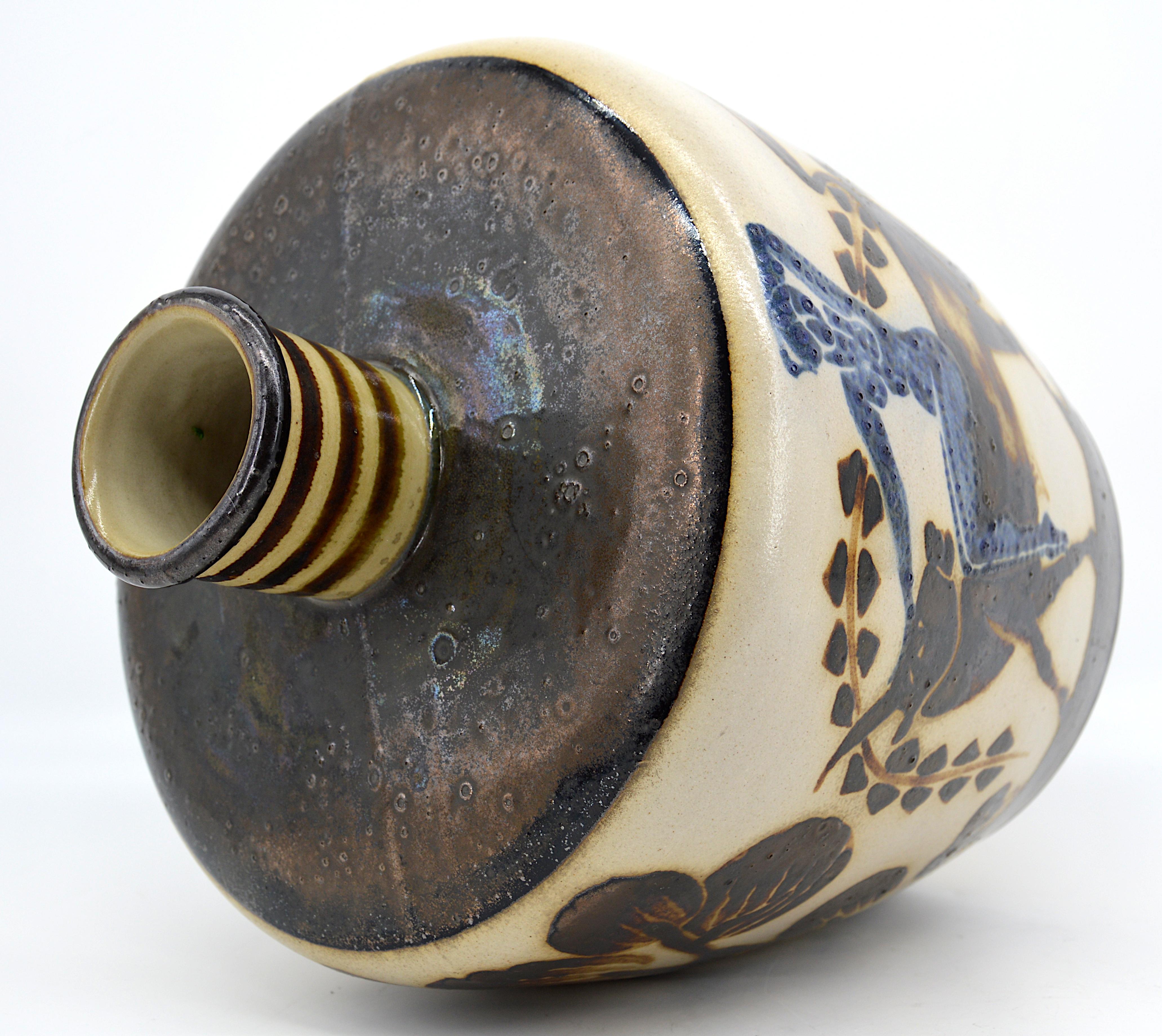 Rene Buthaud for Primavera Large Ceramic Vase, 1923-1926 4