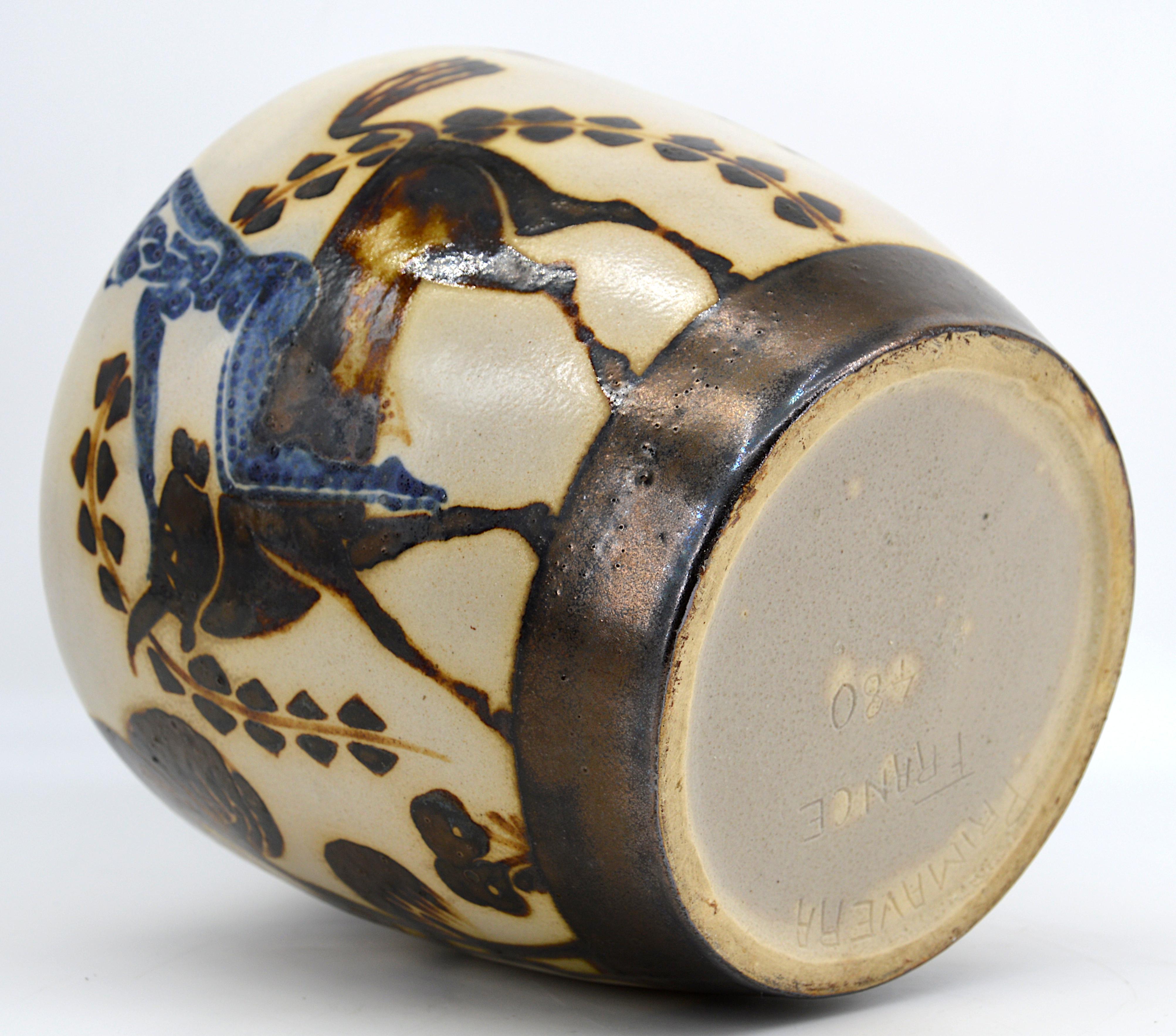 Rene Buthaud for Primavera Large Ceramic Vase, 1923-1926 For Sale 3