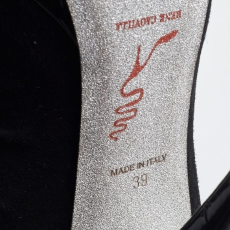 René Caovilla - Bottines en daim noir ornées de cristaux - Taille 39 en vente 5