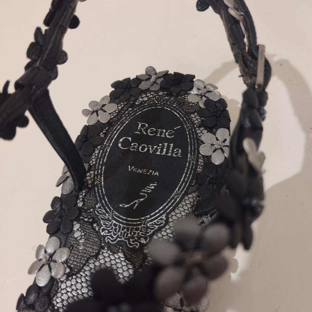 René Caovilla Butterfly Crystal Sandals IT 37, 5 For Sale 2