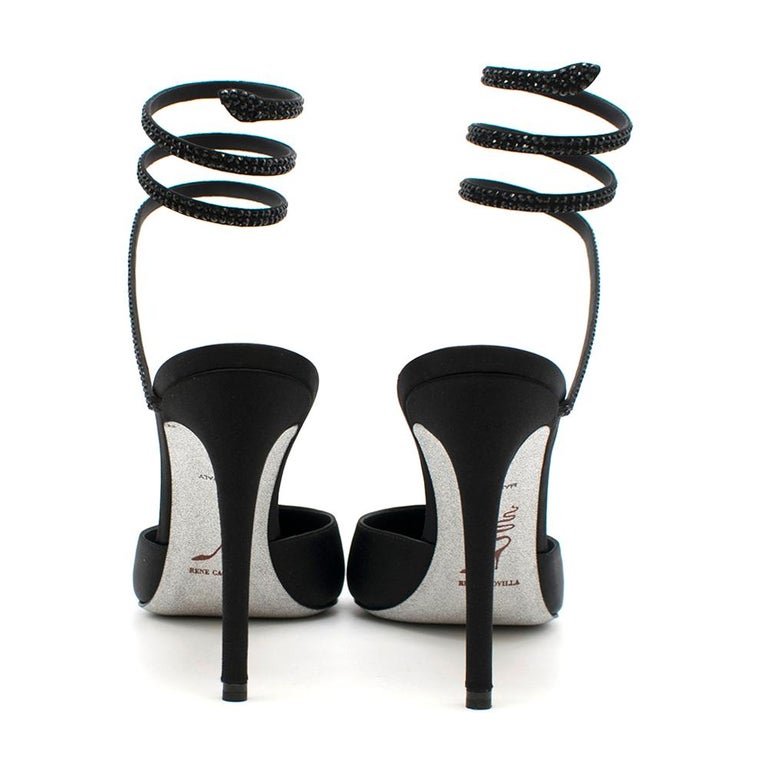 rene caovilla cleo black