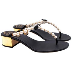 Rene Caovilla Eliza Flip Sandals US 4.5