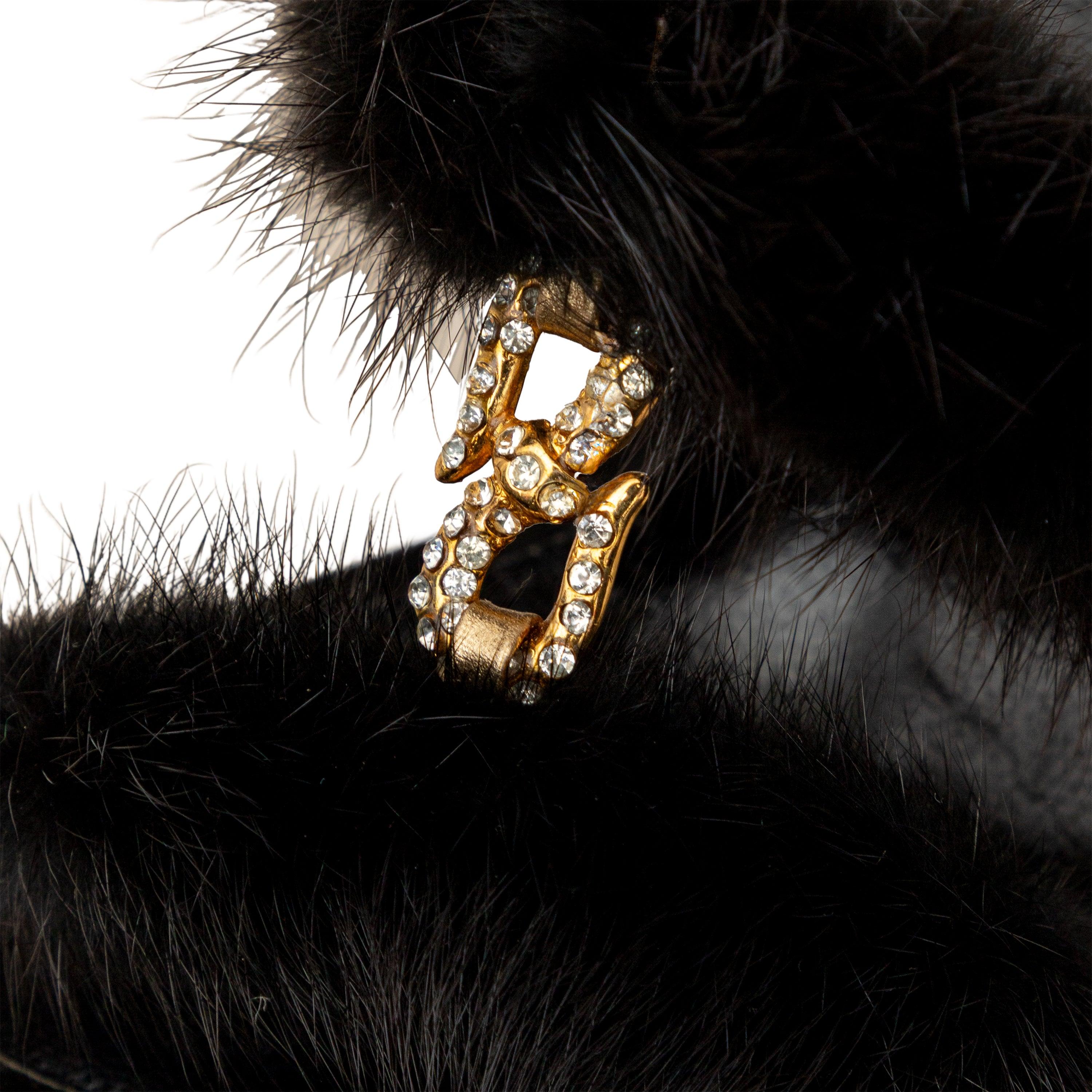 Women's Rene Caovilla Fur Heel Sandals - '10s For Sale
