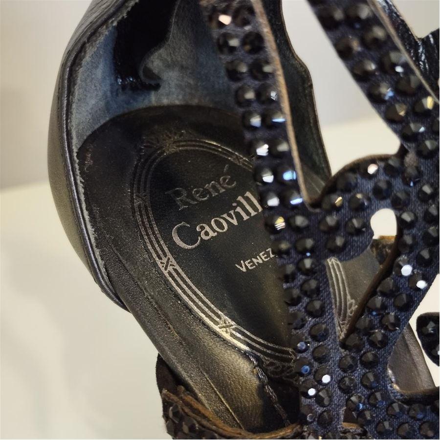 René Caovilla High sandals size 37 1/2 For Sale 1