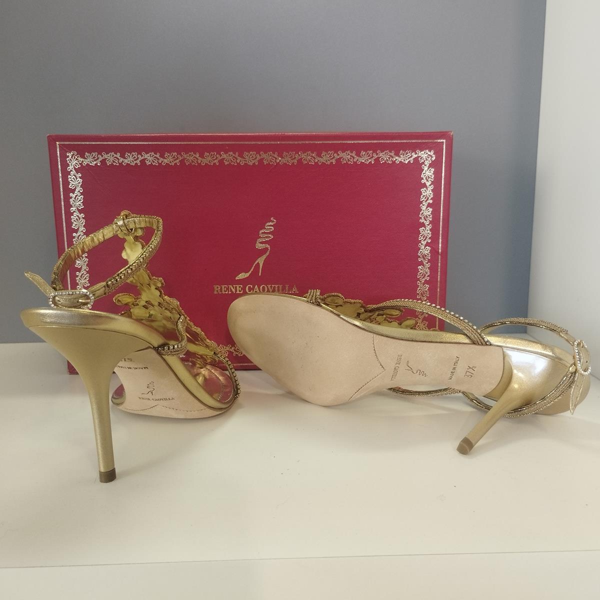 René Caovilla Sandales Jewel IT 37.5 en vente 1