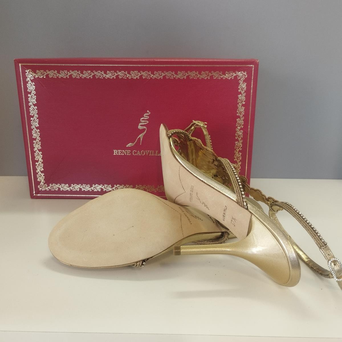 René Caovilla Sandales Jewel IT 37.5 en vente 3