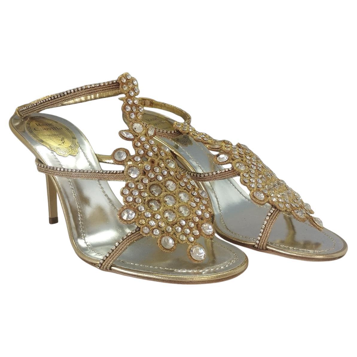 René Caovilla Sandales Jewel IT 37.5 en vente