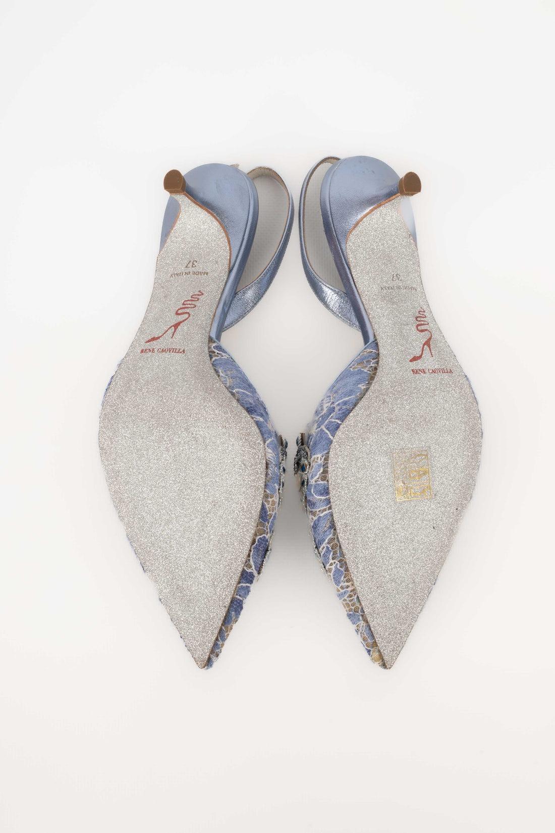 Rene Caovilla Leather Heel Stilettoes / Shoes 1