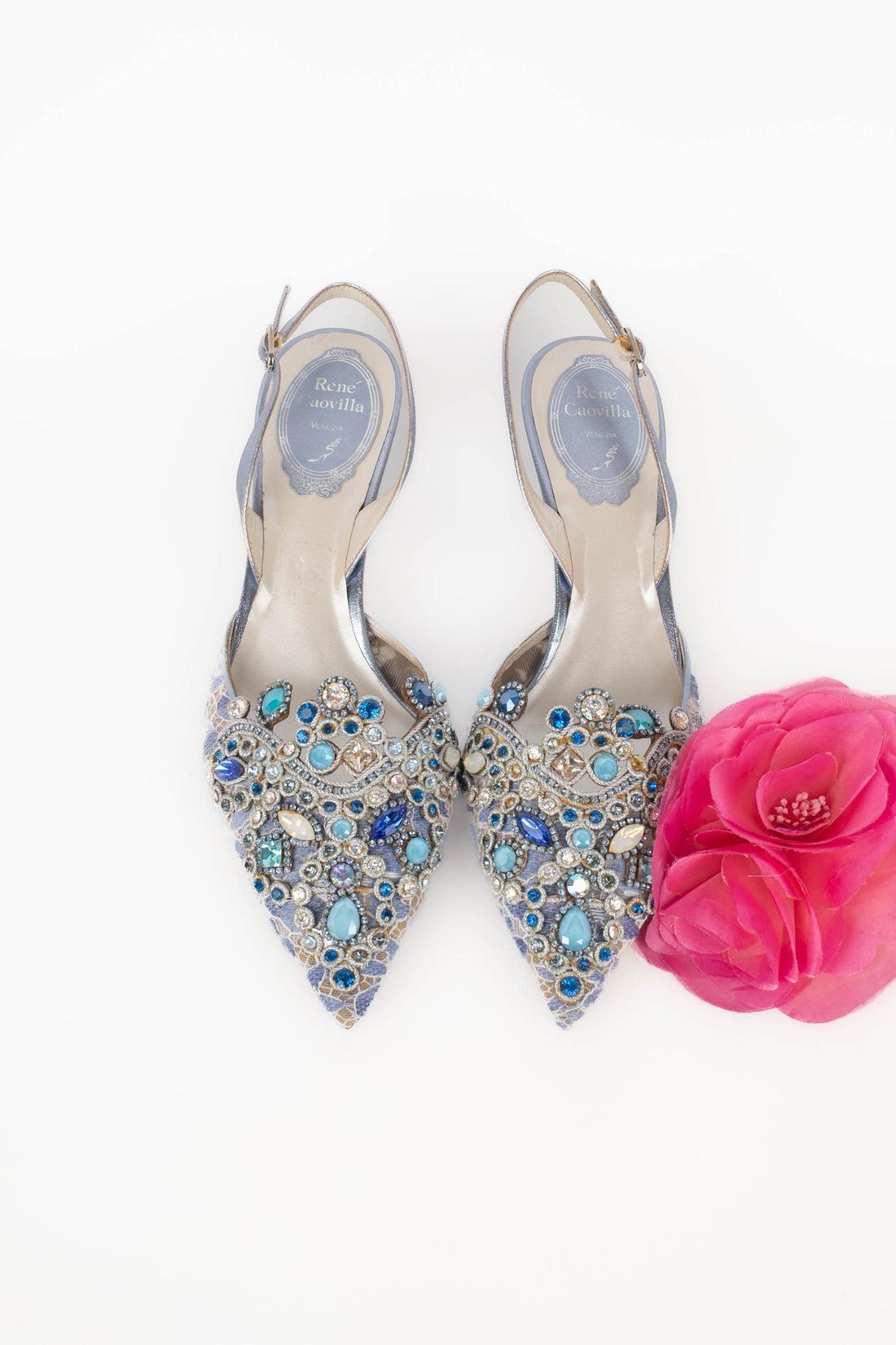 Rene Caovilla Leather Heel Stilettoes / Shoes 4