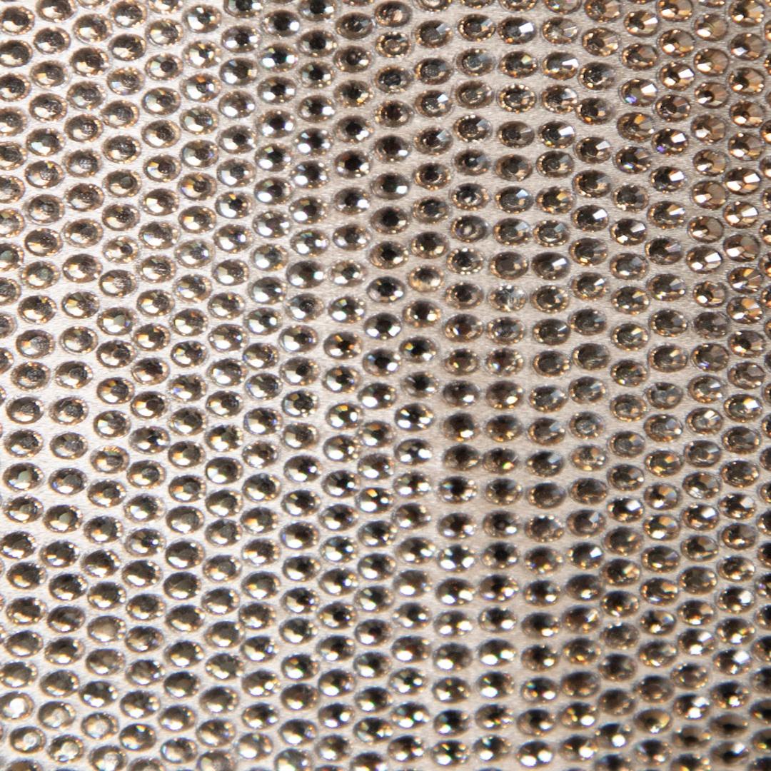 Rene Caovilla Metallic Gold verzierte Pantoletten Größe IT 40,5 im Angebot 1