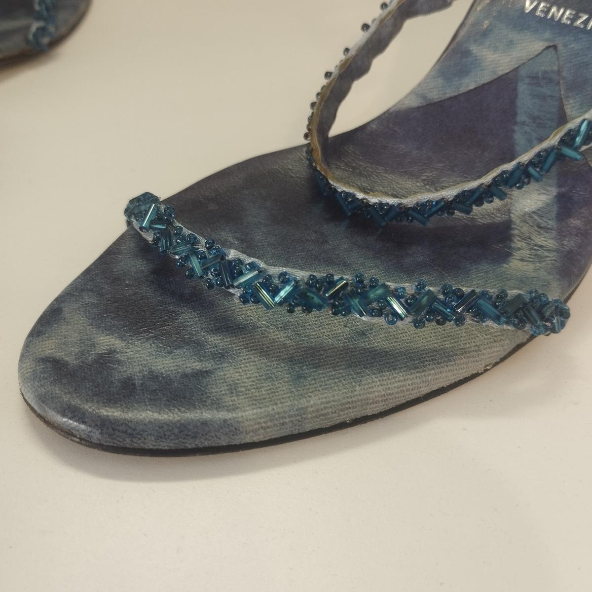 René Caovilla Sandales en serpent IT 37.5 Pour femmes en vente