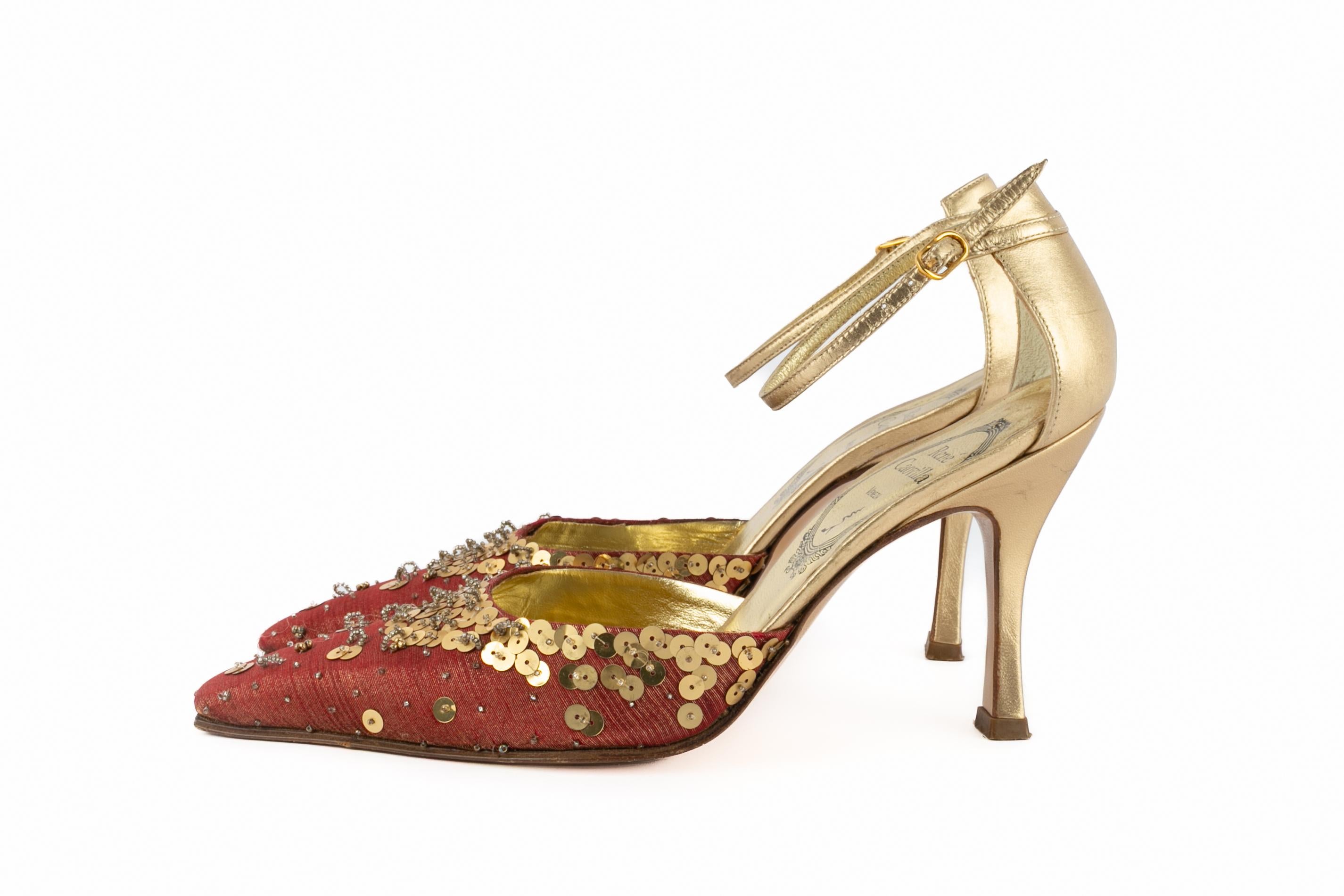 Rene Caovilla scarpe con tacco a spillo In condizioni ottime in vendita a SAINT-OUEN-SUR-SEINE, FR