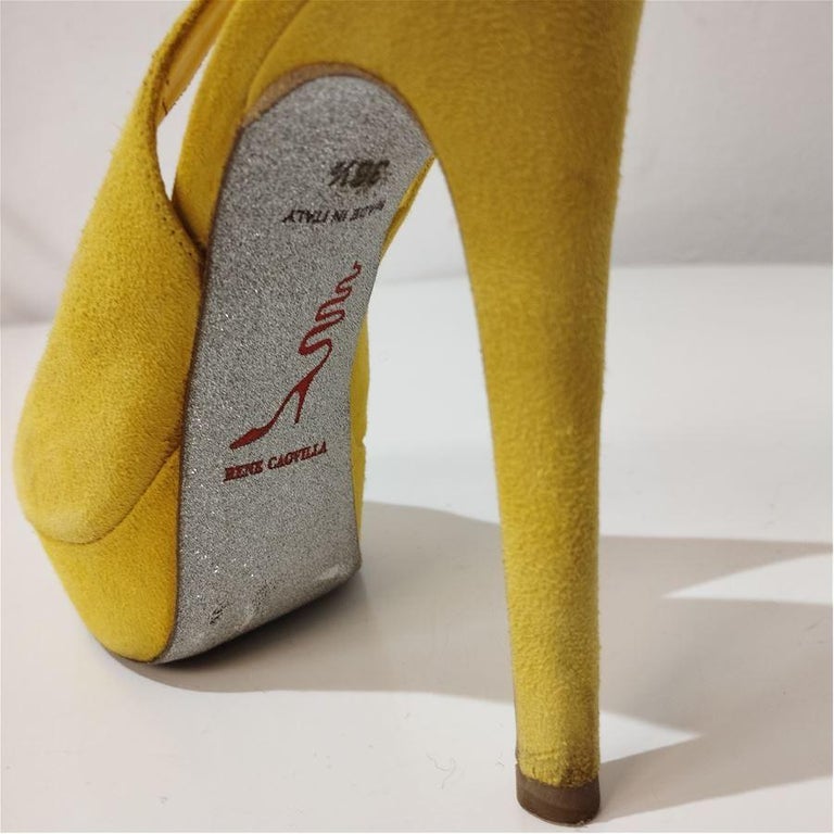 René Caovilla Suede sandal size 36 1/2 For Sale at 1stDibs