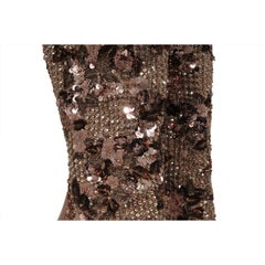 Rene Caovilla Womens Crystal Beaded Knee Boots Size US 7.5 EU 37.5 Silver Pink