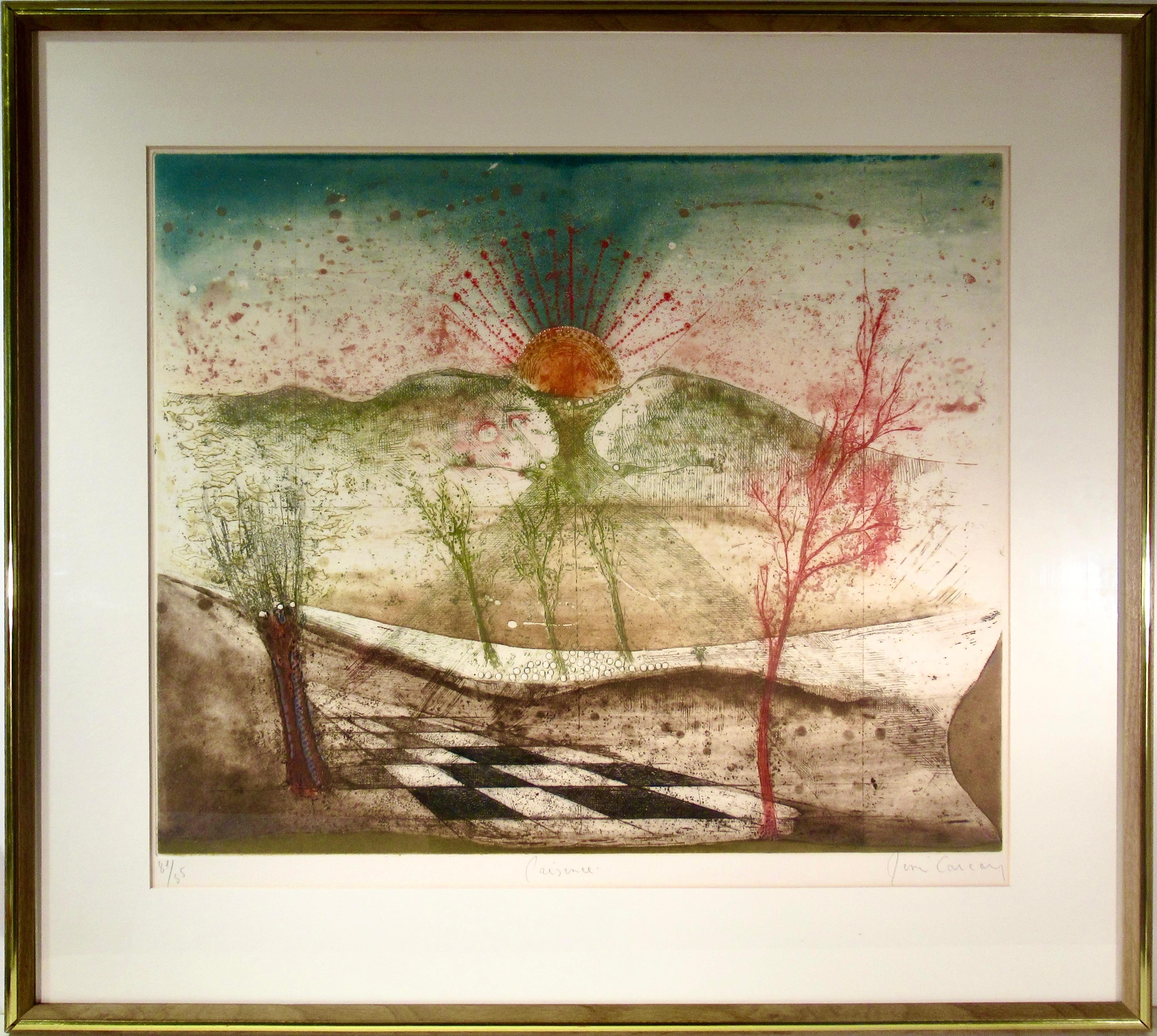 Abstract Print René Carcan - Paisence