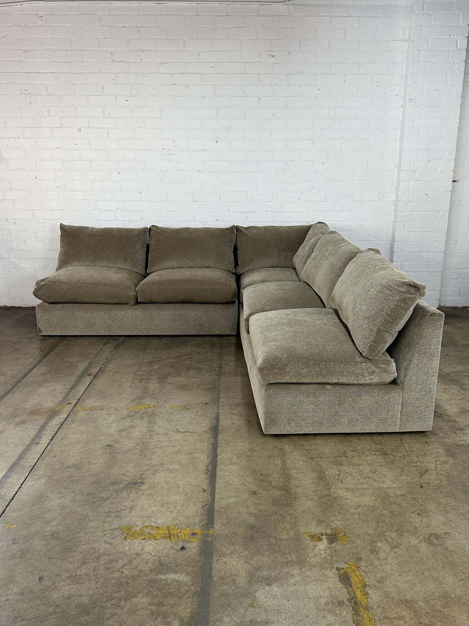Modern Rene Cazares sectional sofa For Sale