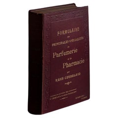 Antique René Cerbelaud's Perfumery and Pharmacy Book