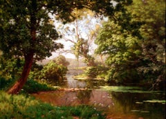 Paysage Avec Une Riviere