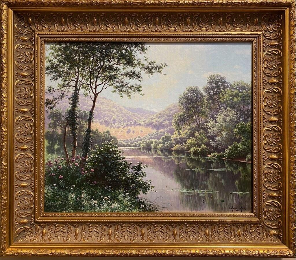 Estate serena - Painting di René Charles Edmond His