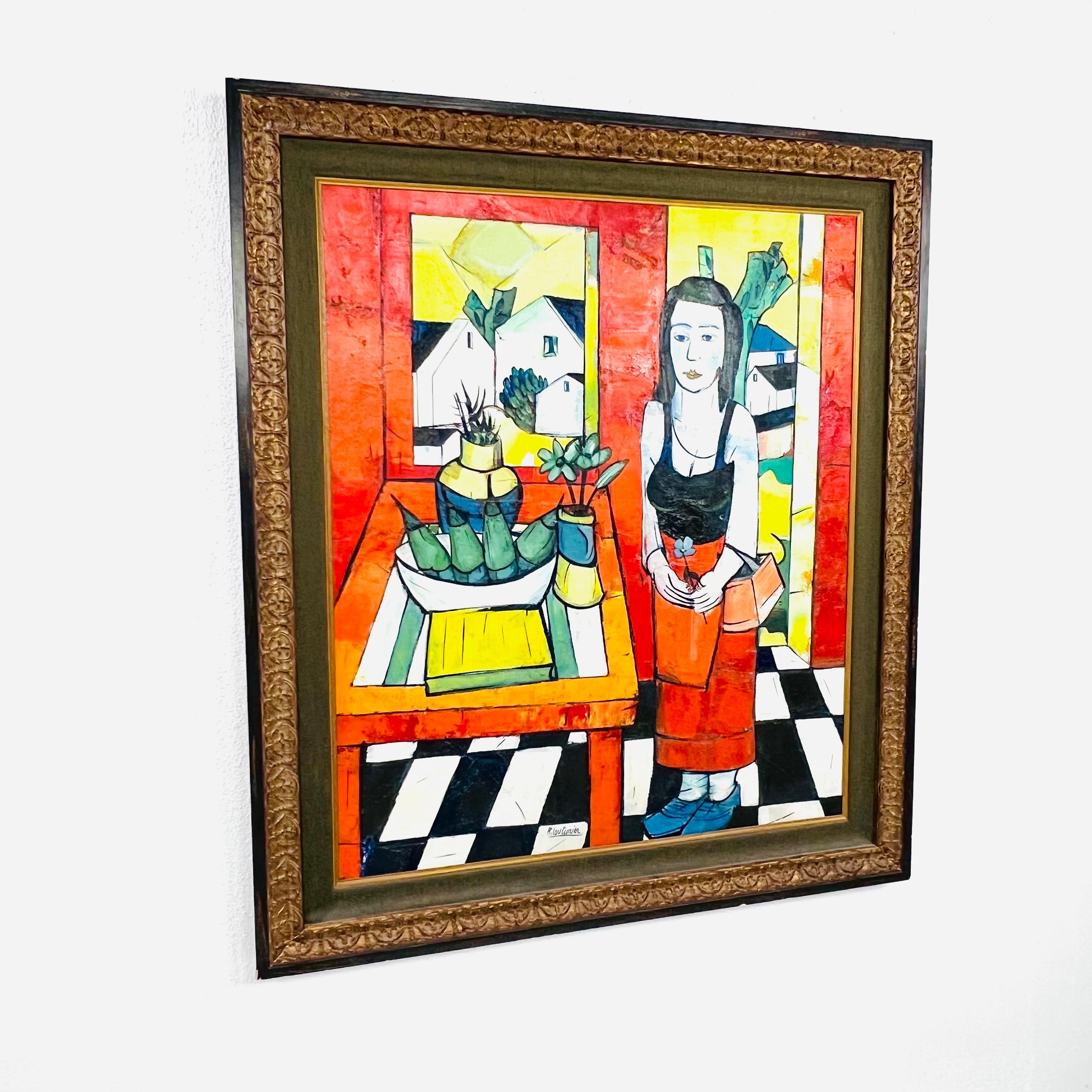 René Couturier Ölgemälde (Moderne) im Angebot