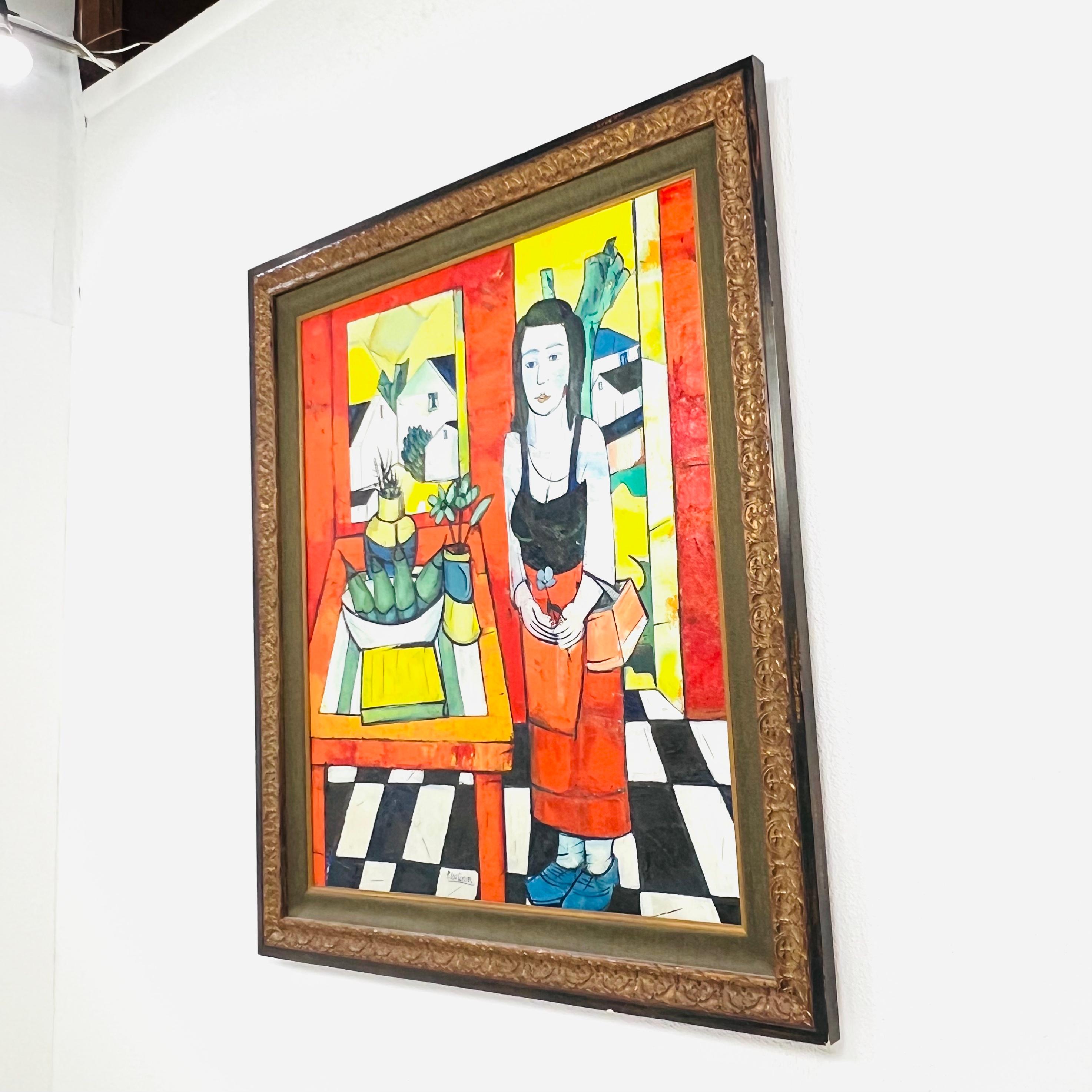 René Couturier Ölgemälde im Zustand „Gut“ im Angebot in Dallas, TX