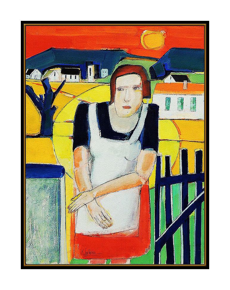 Rene Couturier Authentic and Large Original Acrylic and Gouache Painting, Professionally Custom Framed and listed with the Submit Best Offer option


Accepting Offers Now: The item up for sale is an intricately detailed Acrylic and Gouache Painting