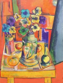 Natura morta di fiori', Saloni di Parigi, Ecole des Beaux Arts 'Jeune Peinture'.