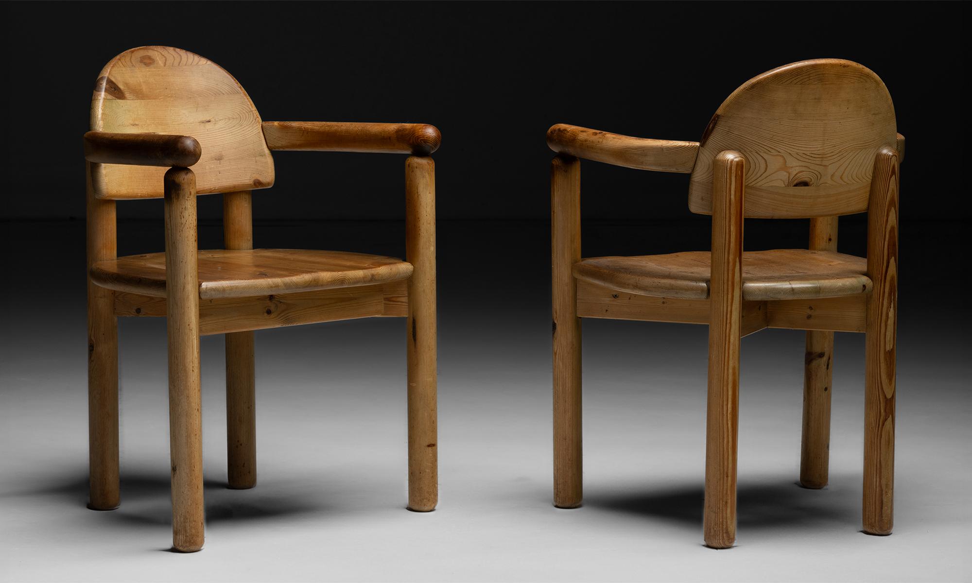 Rene Daumiller Dining Chairs, Denmark circa 1970 In Good Condition For Sale In Culver City, CA