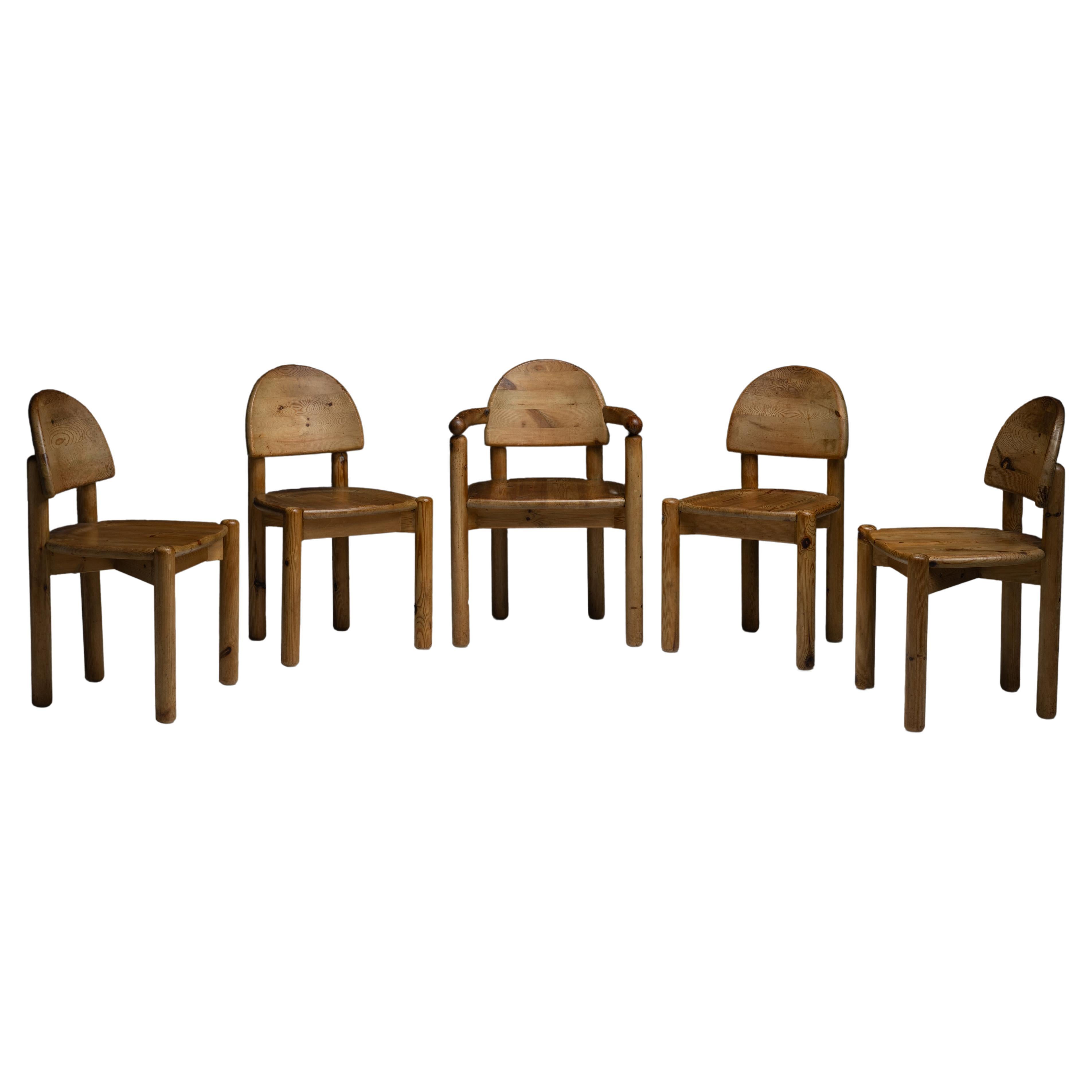 Rene Daumiller Dining Chairs, Denmark circa 1970 For Sale