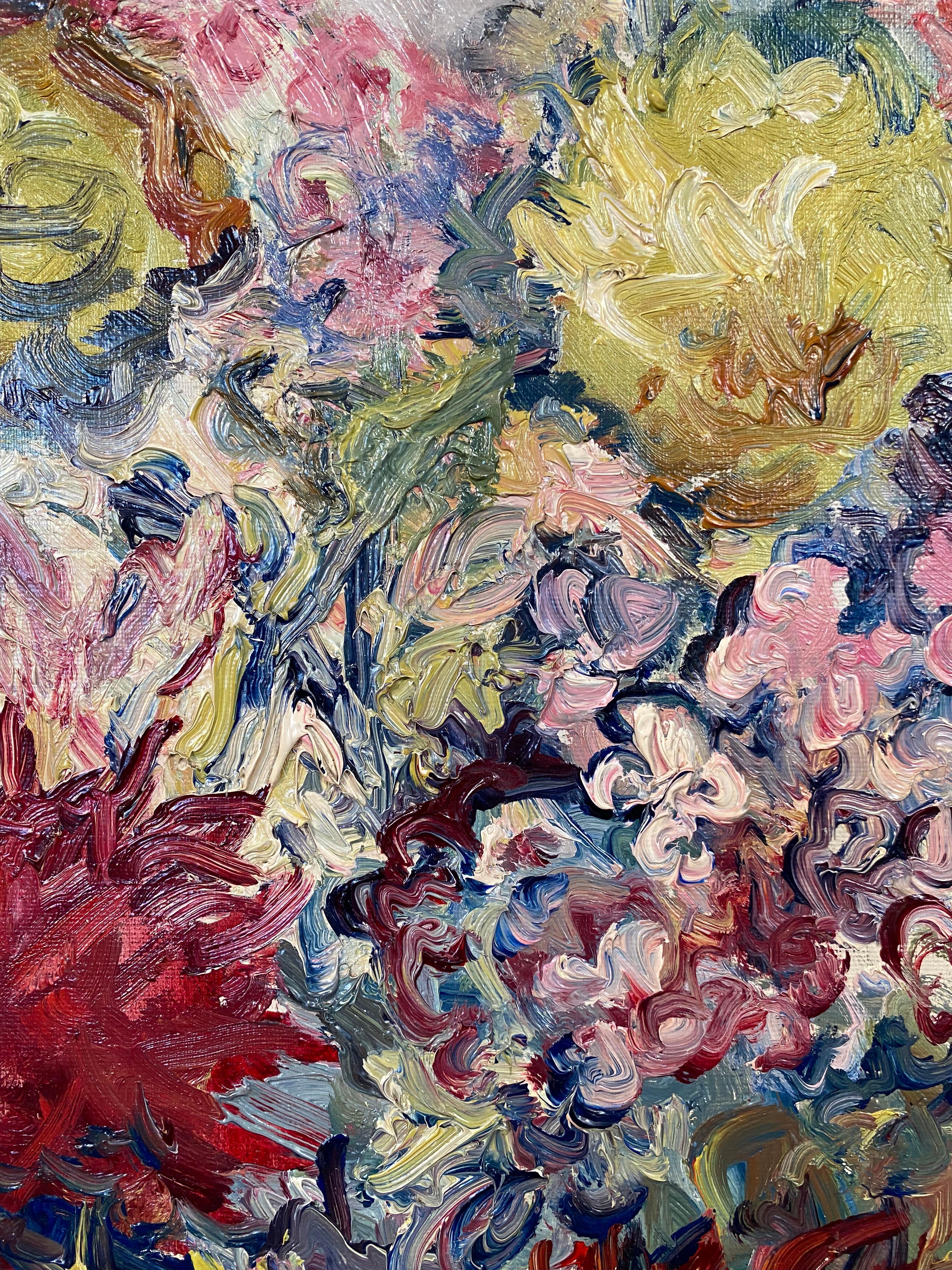 Herbstblumen Post-Impressionist im Angebot 3