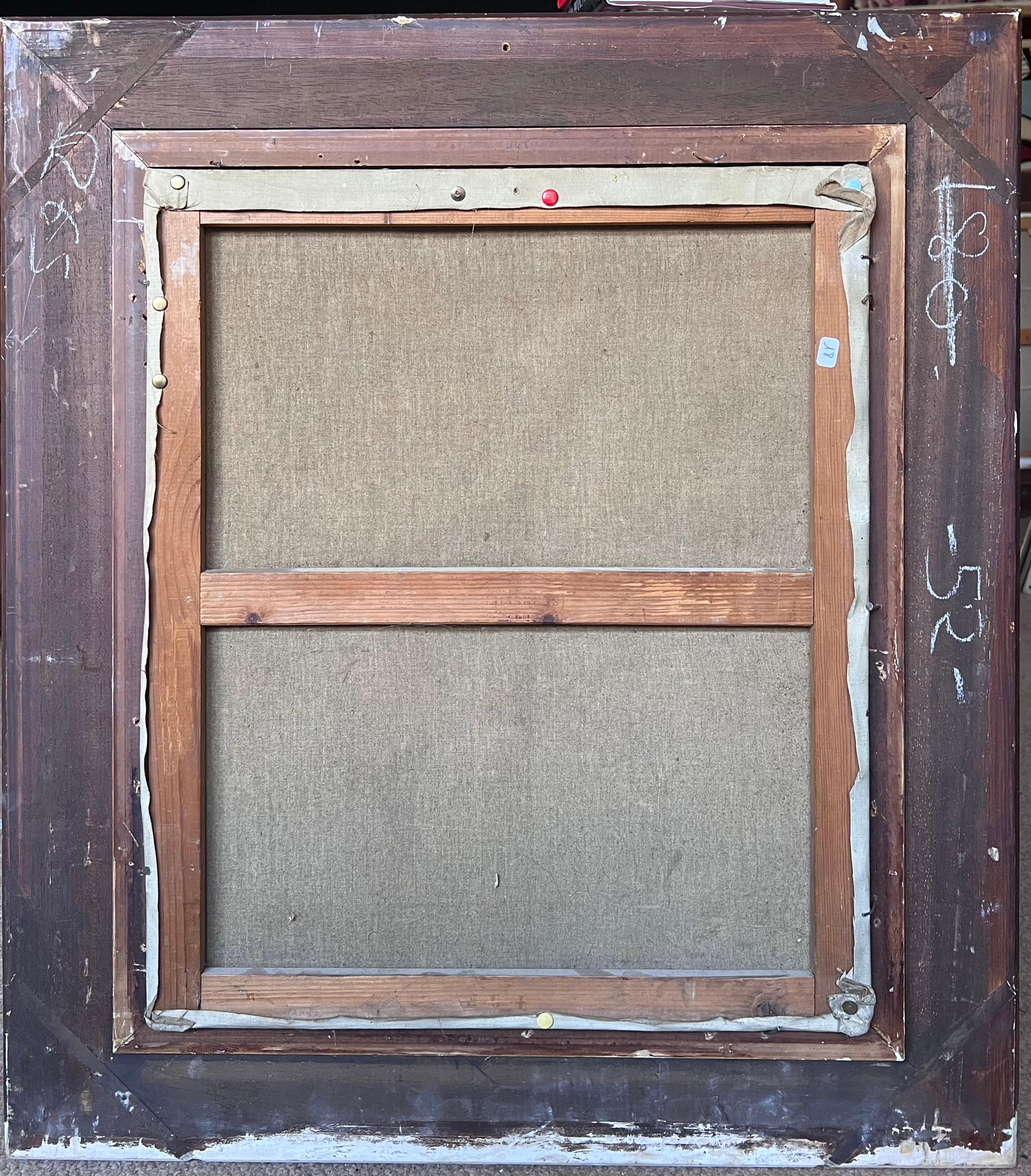 Peinture à l'huile post-impressionniste française des années 1930 à Menton, dans le sud de la France en vente 4