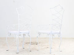 Rene Drouet French Bistro Chairs, Mid 20th Century, Pair
