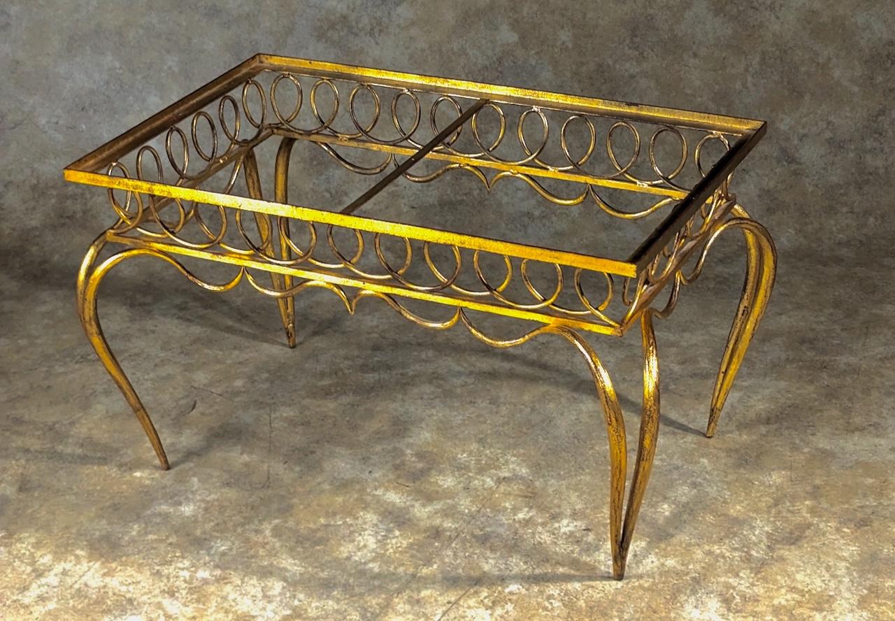 Art déco Table basse ou d'appoint Rene Drouet des années 40 en vente