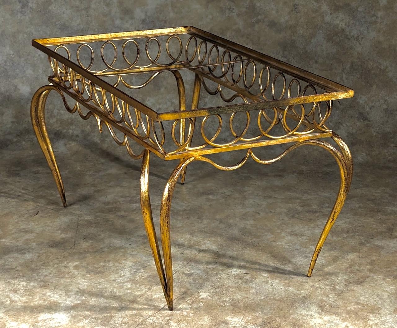 Table basse ou d'appoint Rene Drouet des années 40 Excellent état - En vente à Philadelphia, PA
