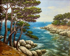 Küstensszene der französischen Riviera