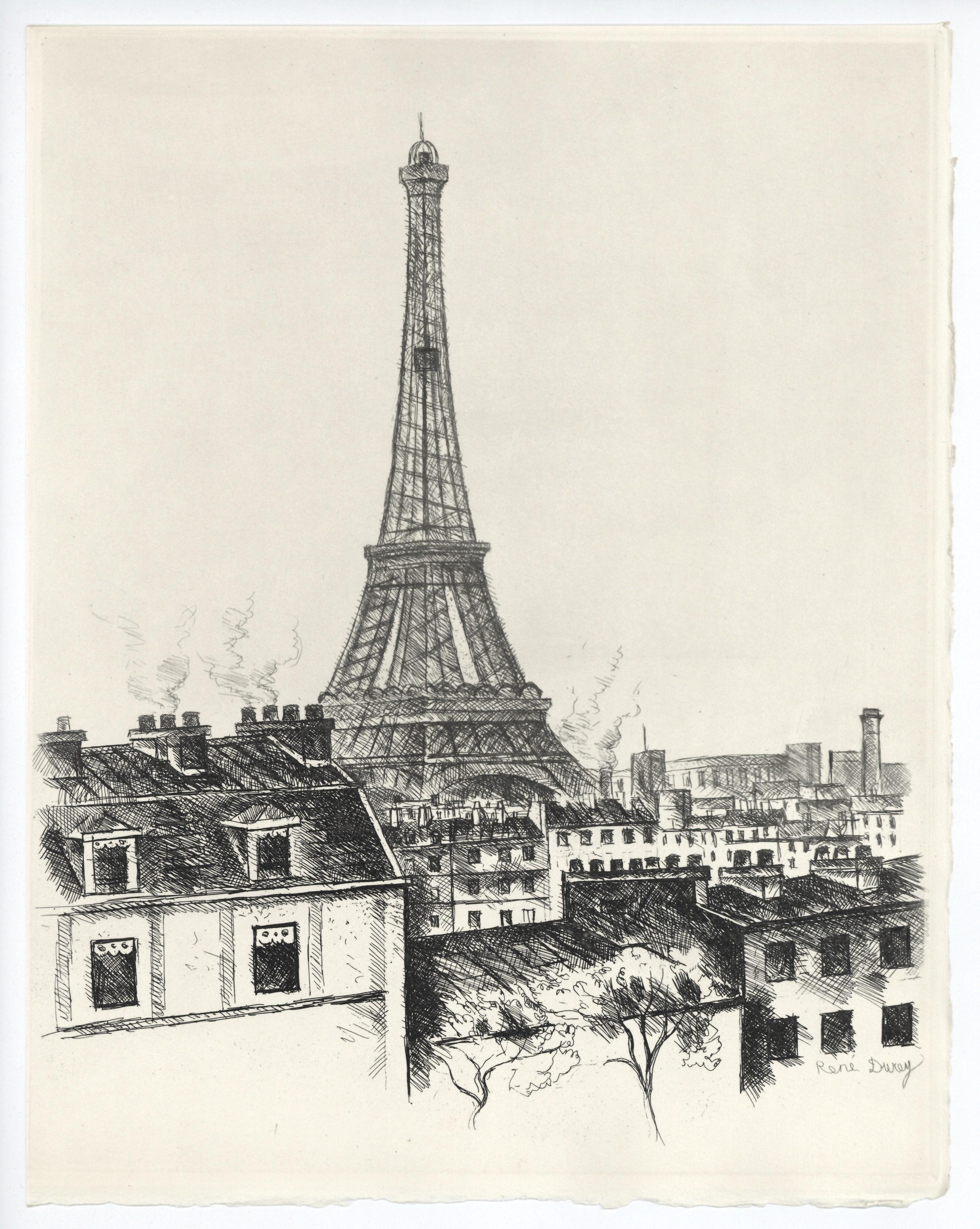 Le Champ de Mars, A La gloire à Paris, René Durey For Sale 1