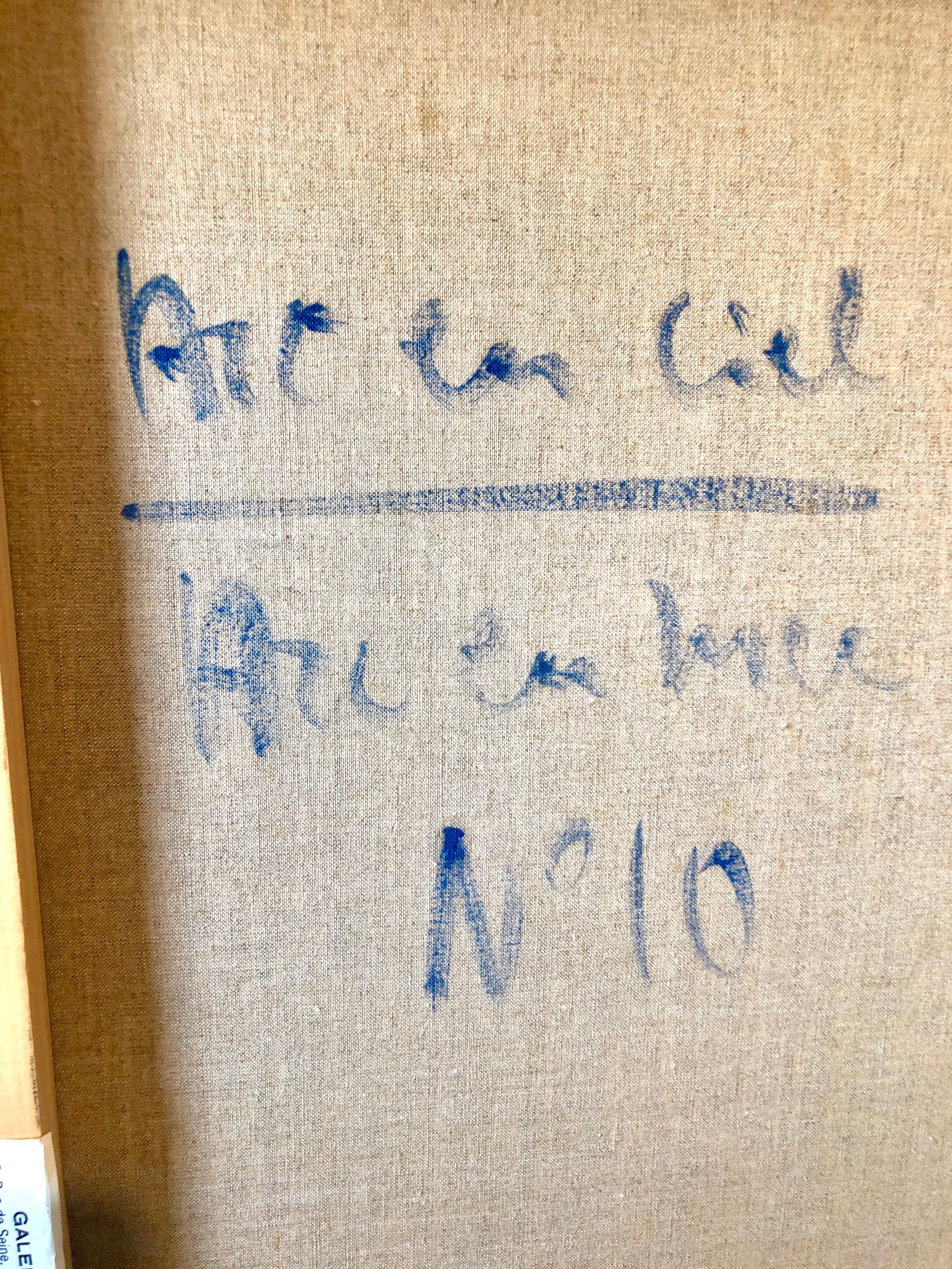 Arc en Ciel Abstrakter Expressionist Französisch Ölgemälde Nouvelle École d'Paris im Angebot 1