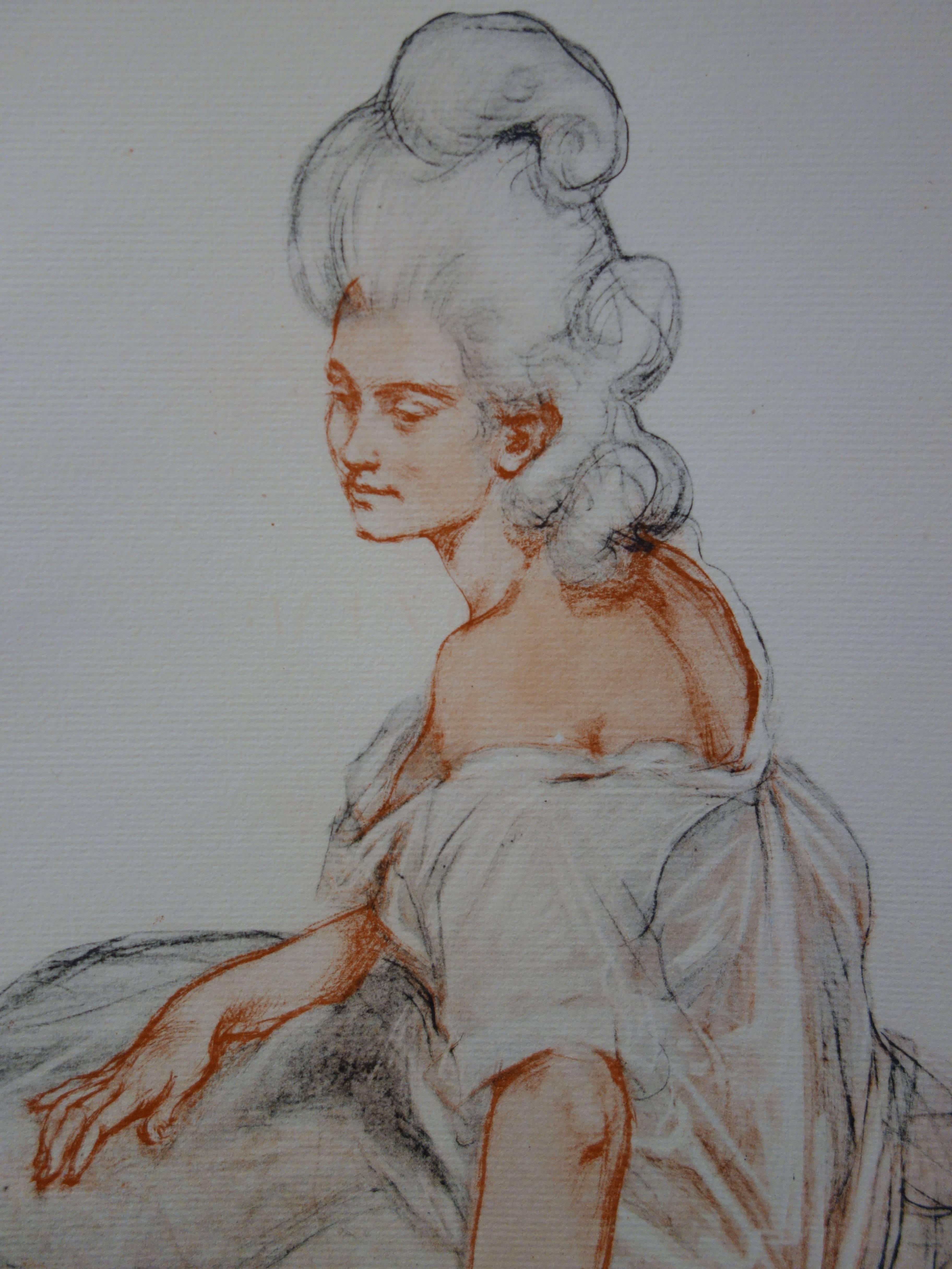 Rene Xavier PRINET (1861 - 1946)
Manon

Litografia originale
Firma stampata nella lastra
1897/98
Su pergamena 40 x 31 cm (circa 16 x 12