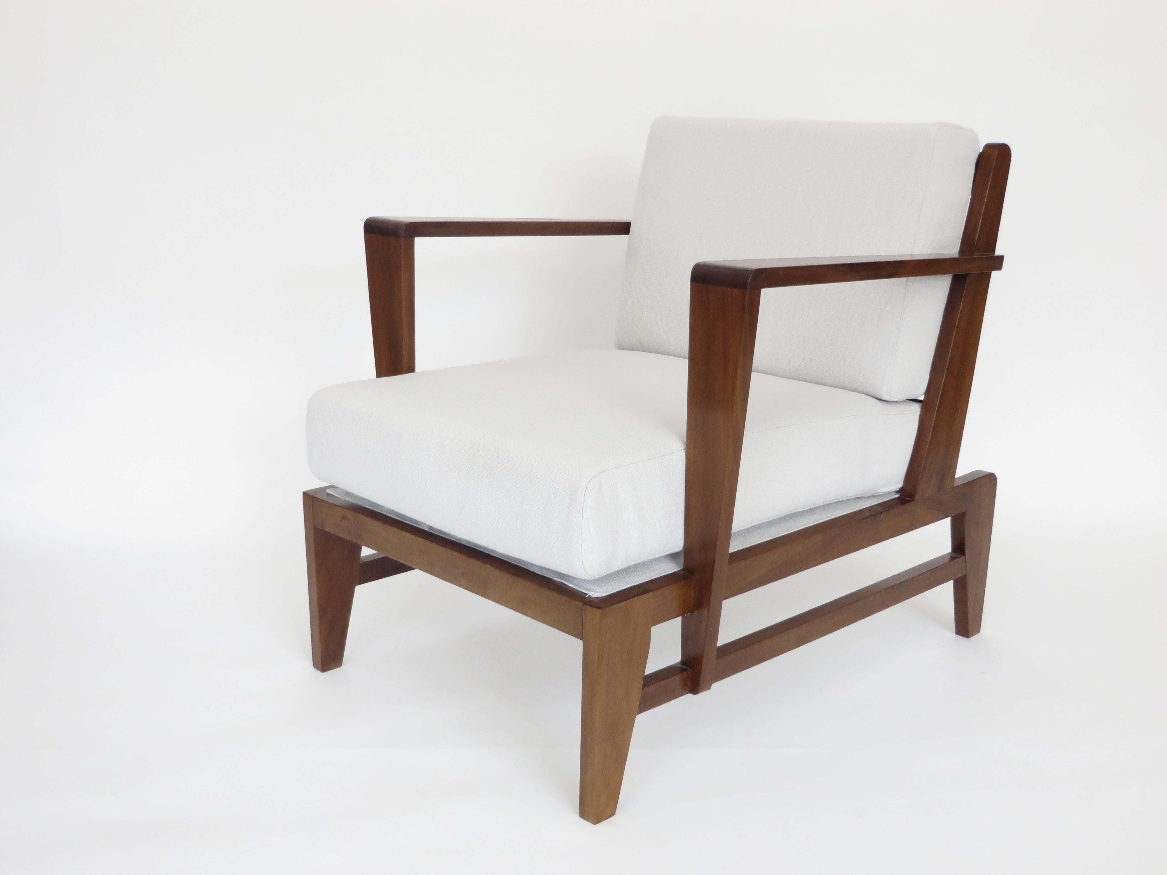 Rene Gabriel French Lounge Chairs Reconstruction Period 4