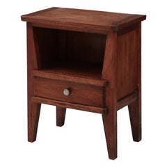 René Gabriel Night Stand, France, c. 1945, Stamped