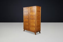 René Gabriel Oak Armoire Model S154 for “Service des Constructions Provisoires”