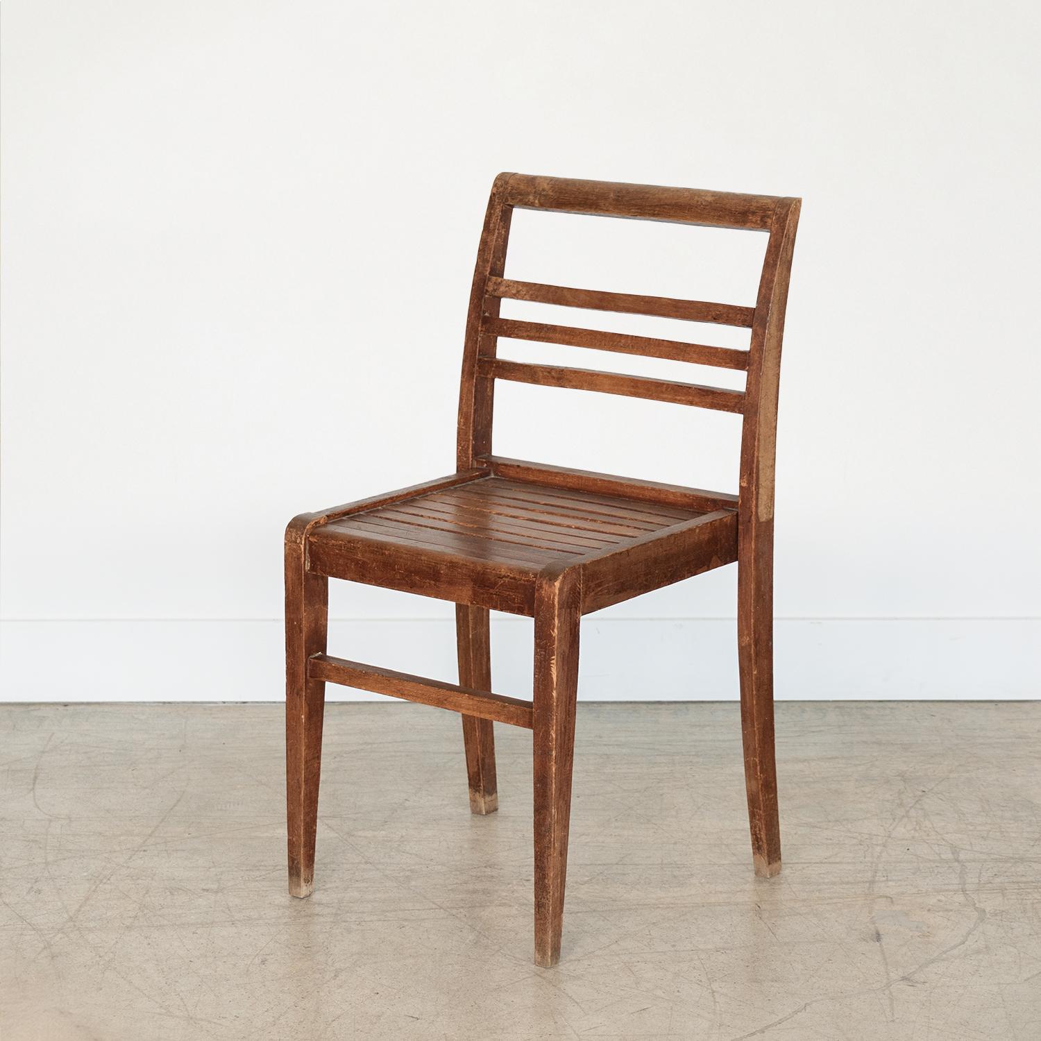 René Gabriel Oak Chair In Good Condition In Los Angeles, CA
