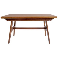 René Gabriel, Oak Dining Table, France, 1945