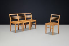 Sedie da pranzo René Gabriel Reconstruction Oak, Francia, 1946 - 48+ disponibili