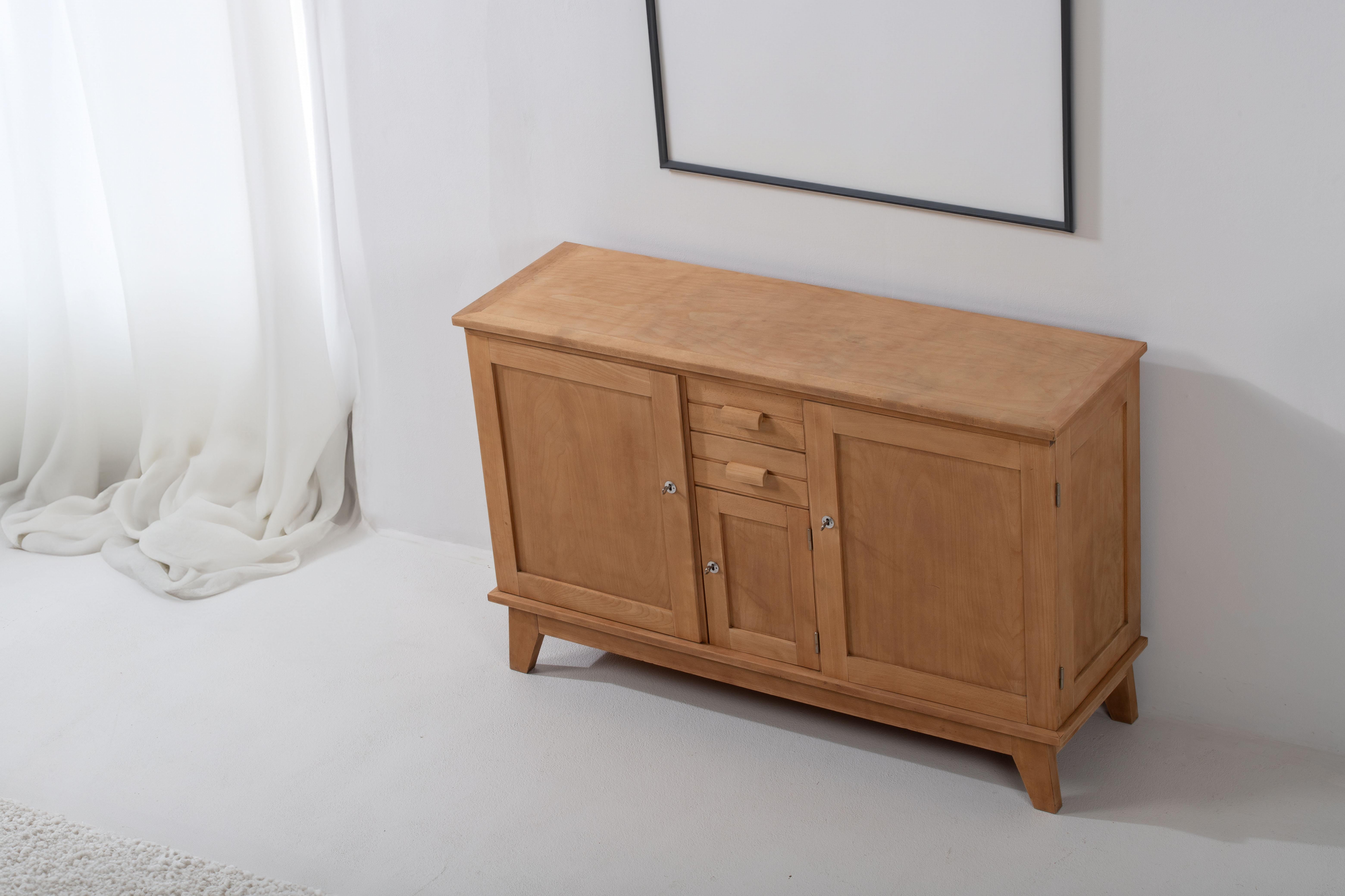 René Gabriel Sideboard Credenza, France, 1940 For Sale 3