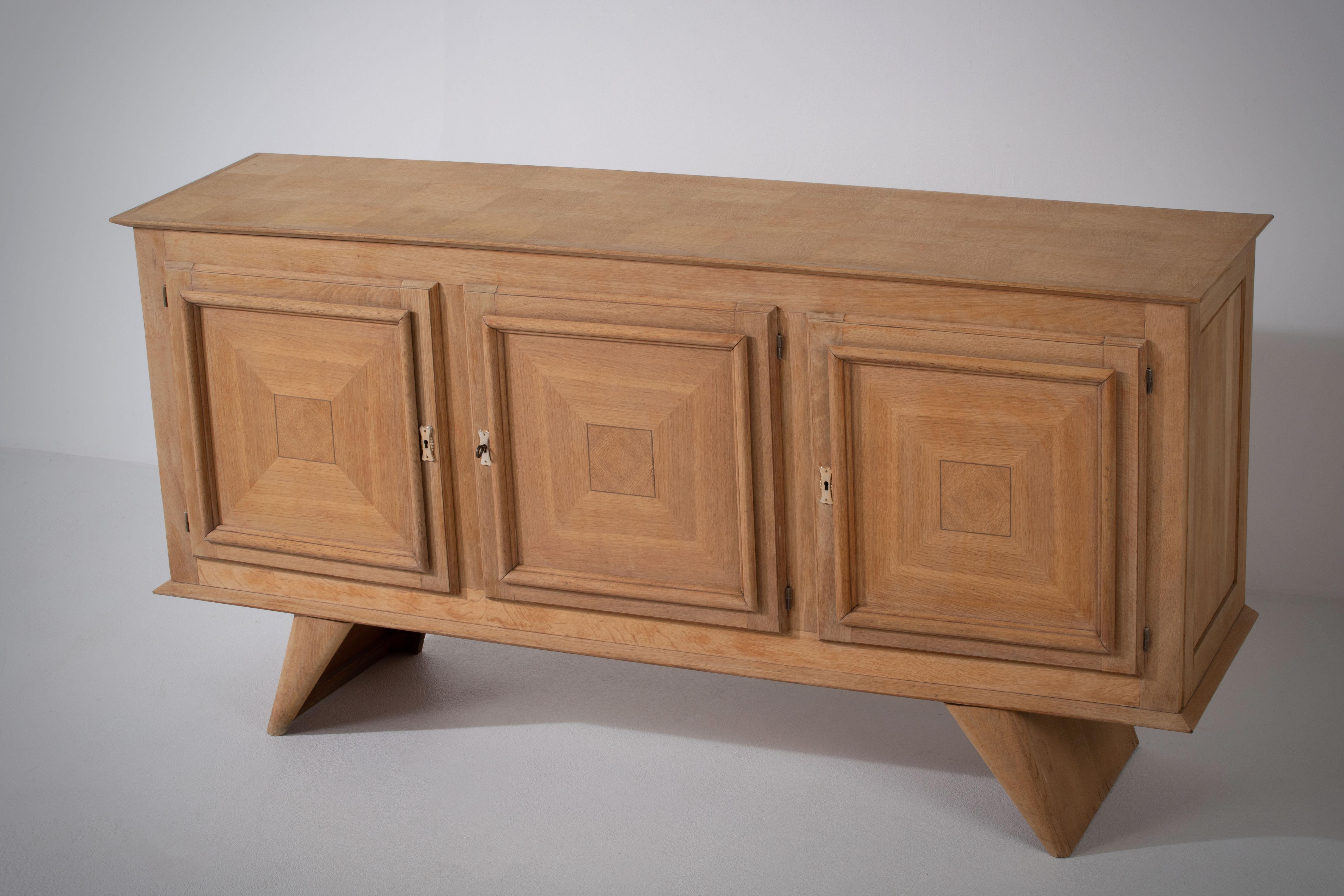 René Gabriel Sideboard Credenza, France, 1940 3