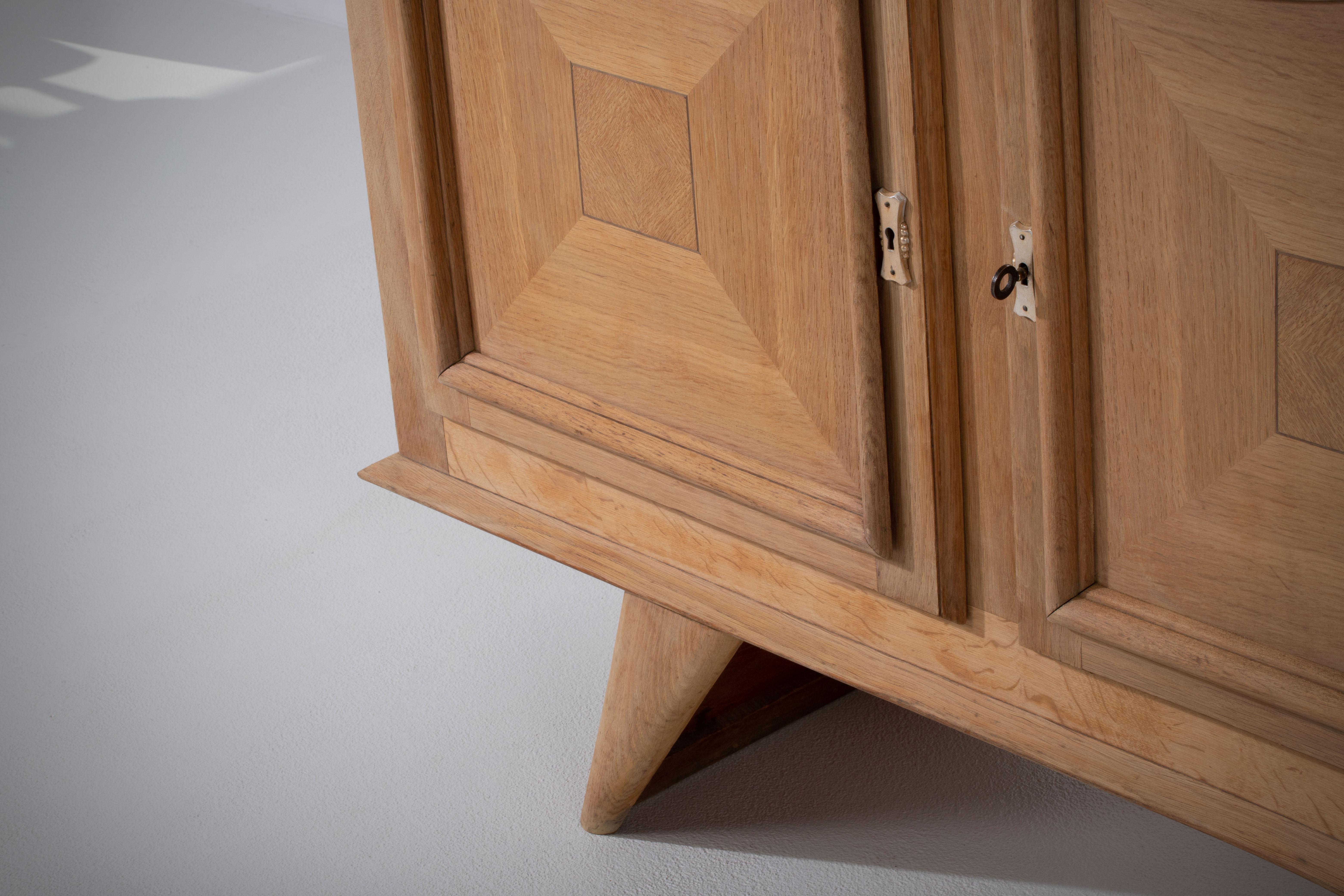 Mid-20th Century René Gabriel Sideboard Credenza, France, 1940