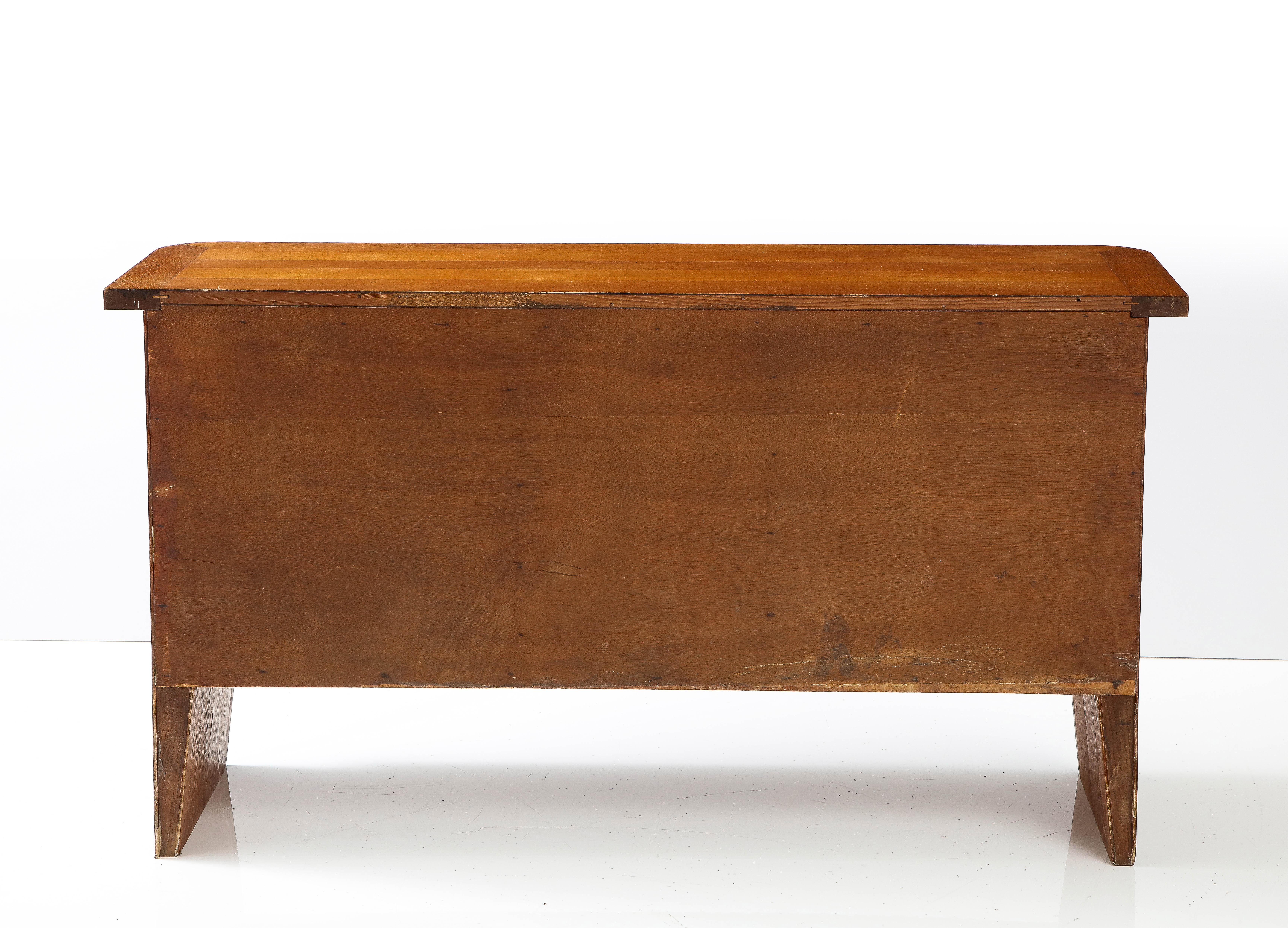 René Gabriel Sideboard, First Edition, Wooden Handles, France, 1948 For Sale 8