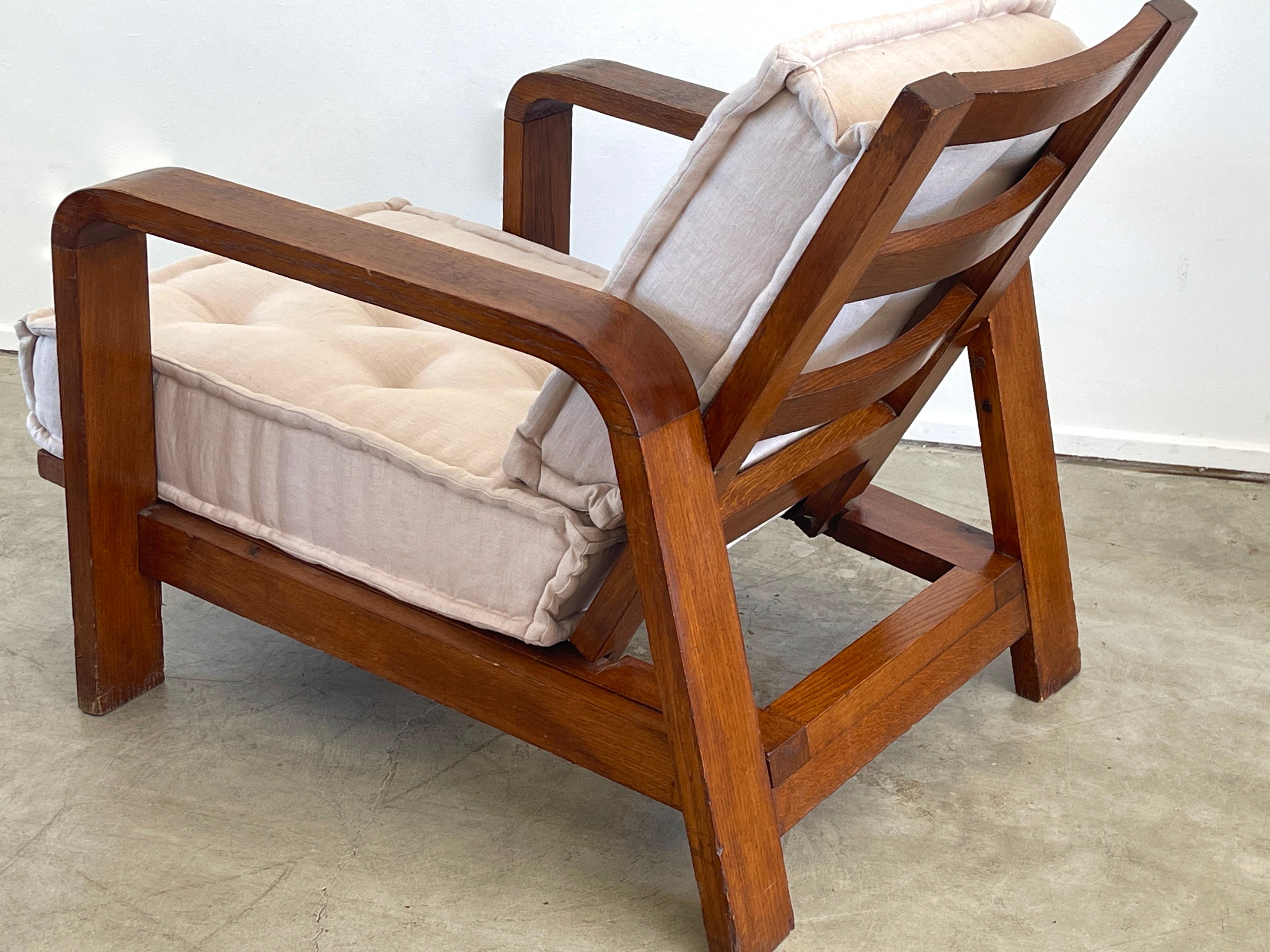 Oak Rene Gabriel Style Armchairs