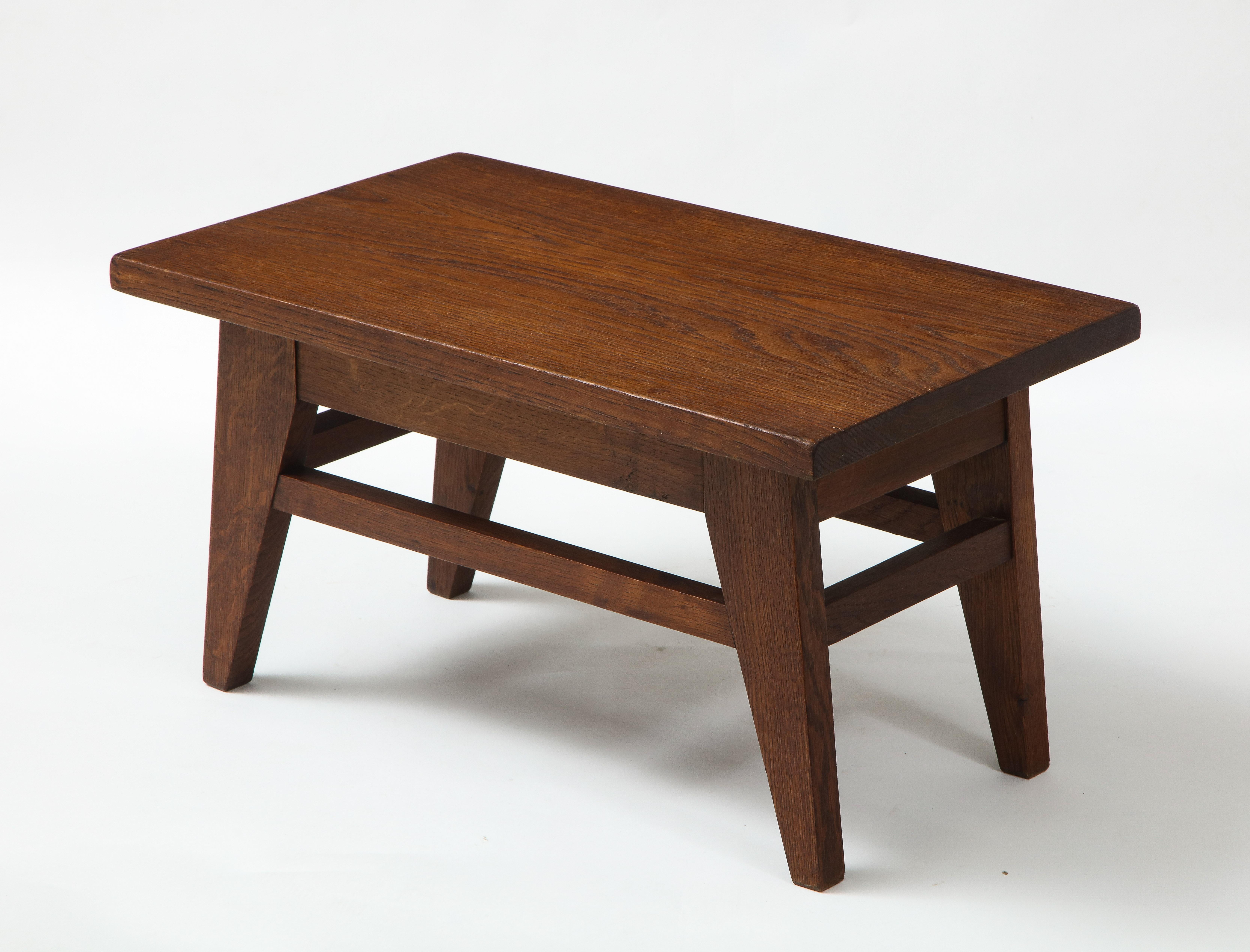 René Gabriel Style Low Table Stool, France, c. 1950-60 In Good Condition In Brooklyn, NY